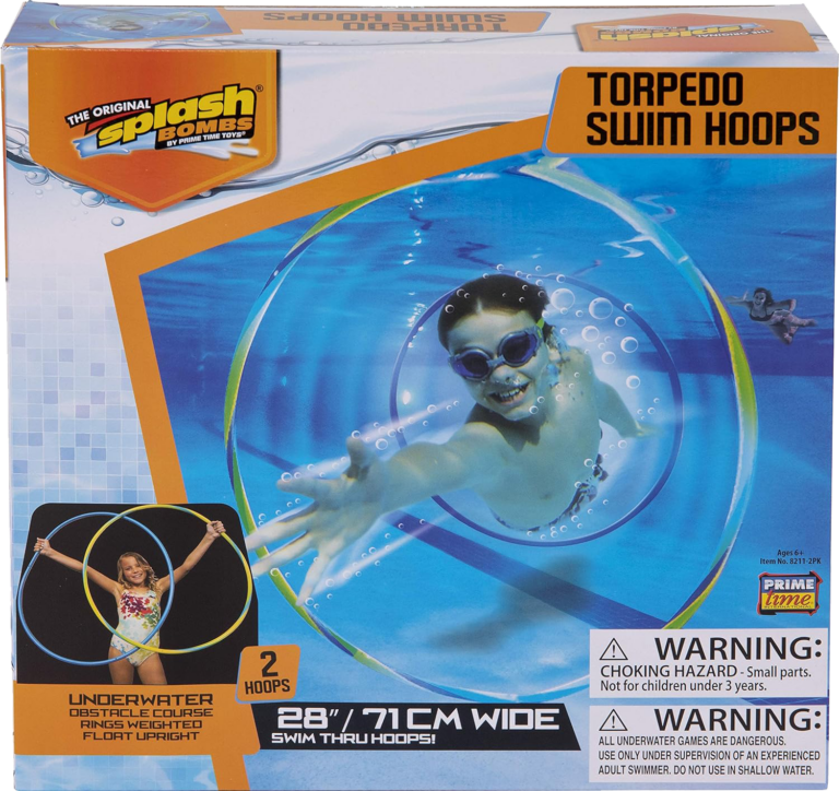 Photo of Diving Masters Torpedo Swim Hoops Set, 2-Pack